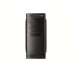 Inter-Tech IT-5905 ATX Tower Case - Stylish Black Design Without PSU - High-Quality Build for Optimal Performance